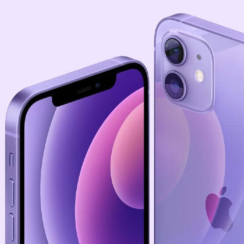 Apple iPhone 12 64GB Purple Good (Part Change Message) at