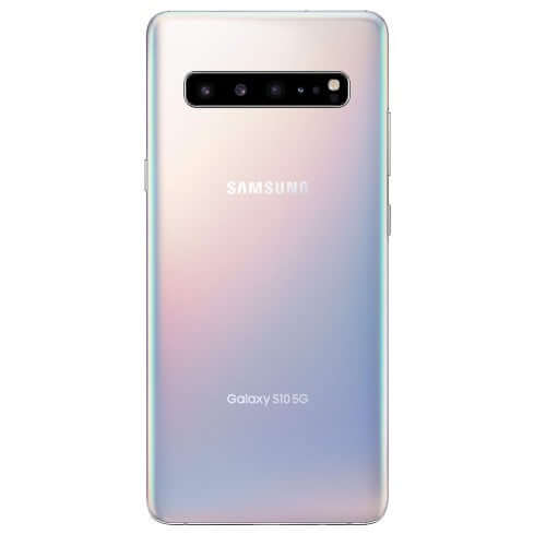 Samsung Galaxy S10 5G 128GB, 6GB Ram, Single Sim Crown Silver -