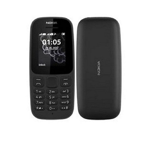 Nokia 105 Dual SIM - 8 MB, 2G - Black Brand New