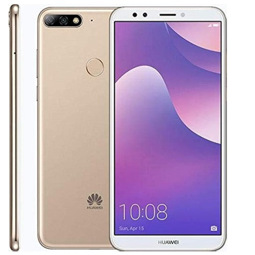 Huawei Y7 Prime 2018 32GB, 4GB Ram single sim Gold in Saudi Arabia