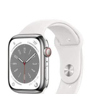 Apple Watch Series 8 Silver – 45mm GPS + Cellular version now in KSA at Fonezone.me