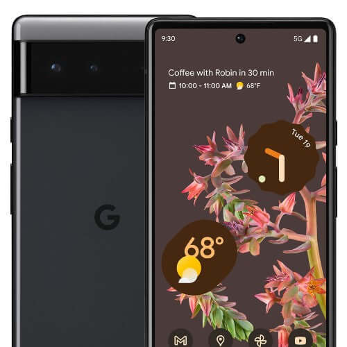 Google Pixel 6 (256GB+8GB RAM),Stormy black mobile phone