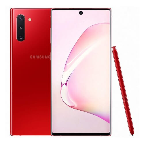 Samsung Galaxy Note10 256GB 12GB Ram (Single Sim) Aura Red in