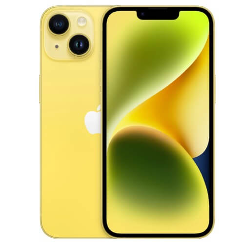 Apple iPhone 14 Yellow, in