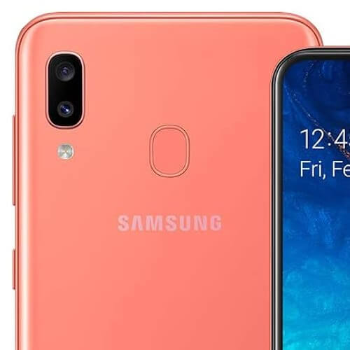 Samsung Galaxy A20 - 32GB, 3GB RAM, Coral Orange