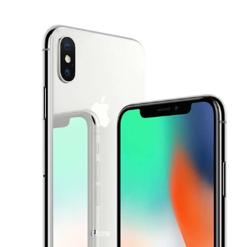 Apple iPhone X Matte Silver at ,