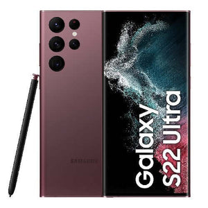 Buy Samsung Galaxy S22 Ultra 128GB Burgundy with 8GB RAM at Best Price