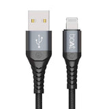 boAt LTG 550v3 Lightning Apple MFi Certified Cable , 1m Length & 10000+ Bends Lifespan(Mercurial Black) Brand New