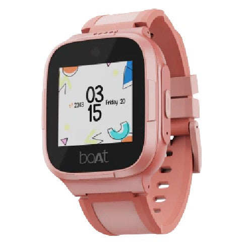 boAt Wanderer Kid's Watch with 1.4" HD Display, 4G Sim Enabled,IP68 Waterproof,Coral, Brand New