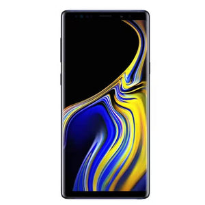 Samsung Galaxy Note 9 back view Ocean Blue color - Fonezone.me KSA