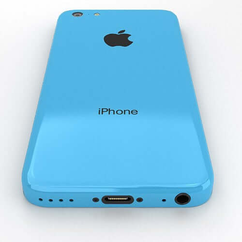 iPhone 5c Blue 16GB ふき取れ Softbank