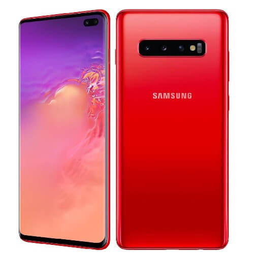 Samsung Galaxy S10 (Cardinal Red, 512GB) for sale in -