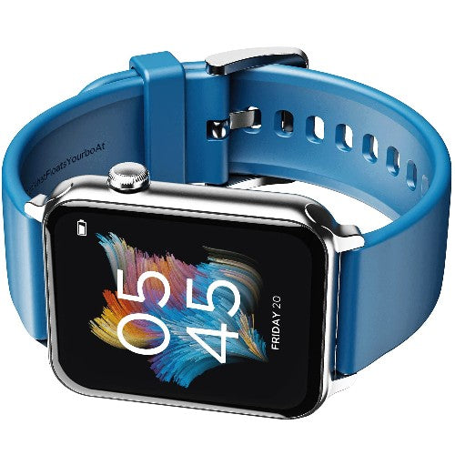  boAt Wave Call Smart Watch, Smart Talk with Advanced Dedicated Bluetooth Calling Chip, 1.69 HD Display Deep Blue Brand New