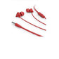 boAt Bassheads 100 in Ear Wired Earphones with Mic(Furious Red)Brand New