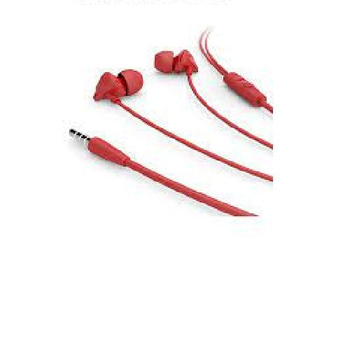 boAt Bassheads 100 in Ear Wired Earphones with Mic(Furious Red)Brand New