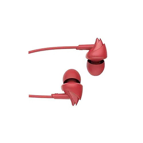 boAt Bassheads 100 in Ear Wired Earphones with Mic(Furious Red)Brand New