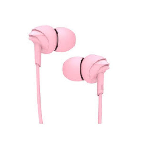 boAt Bassheads 100 in Ear Wired Earphones with Mic(Taffy Pink) Brand New