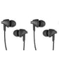 boAt BassHeads 100 in-Ear Wired Headphones with Mic (Black) Brand New