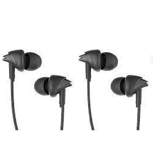 boAt BassHeads 100 in-Ear Wired Headphones with Mic (Black) Brand New