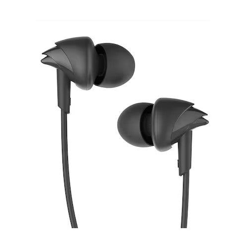 boAt BassHeads 100 in-Ear Wired Headphones with Mic (Black) Brand New