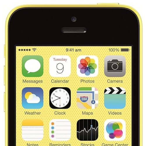 Apple iPhone 5c 8GB Yellow B Grade Smartphone Deal in Saudi