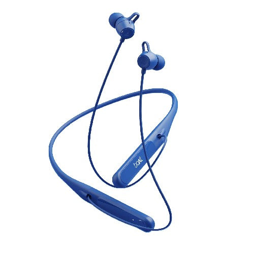  boAt Rockerz 255 Touch Neckband with Full Touch Controls, Spatial Audio, Up to 30H,Deep Blue Brand New