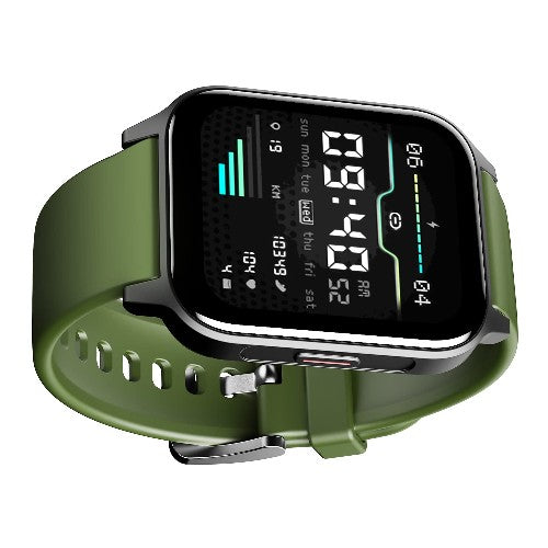 boAt Xtend Call Plus Smart Watch with 1.91" HD Display, Advanced BT Calling,Olive Green Brand New