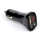  boAt Dual Port Rapid 5V Car Charger,Quick Charge 3.0 for Cellular Phones,Free Micro USB Cable,Black Brand New