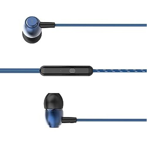  boAt Bassheads 162 in Ear Wired Earphones with Mic(Jazzy Blue)Brand New