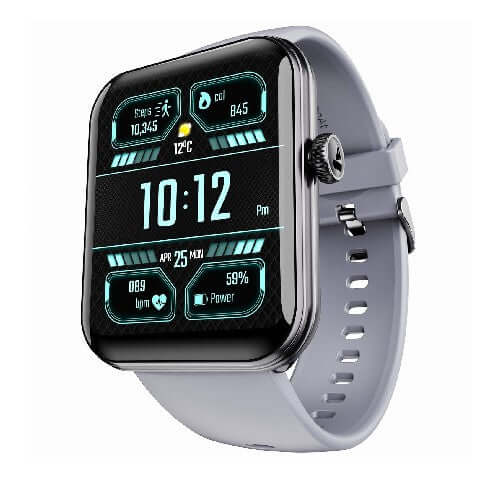 boAt Xtend Plus Smartwatch with 1.78" AMOLED Display,HR & SP02 Monitoring,Gunmetal Grey Brand New