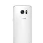 Samsung Galaxy S7 back view showcasing the white pearl finish and camera.