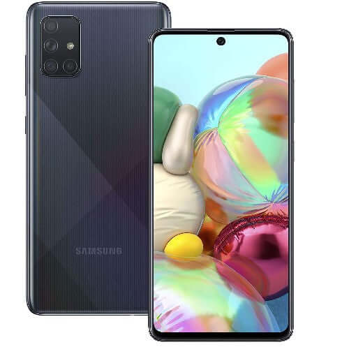 Samsung Galaxy A71 Prism Crush Black 128GB 6GB Ram single sim