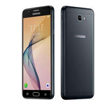 Samsung Galaxy On5 (2016) showcasing front and back view in sleek black design, highlighting its impressive features.