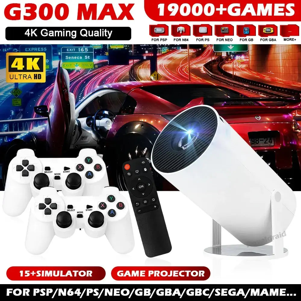 G300 MAX Wireless Controller 4K UHD projector back view