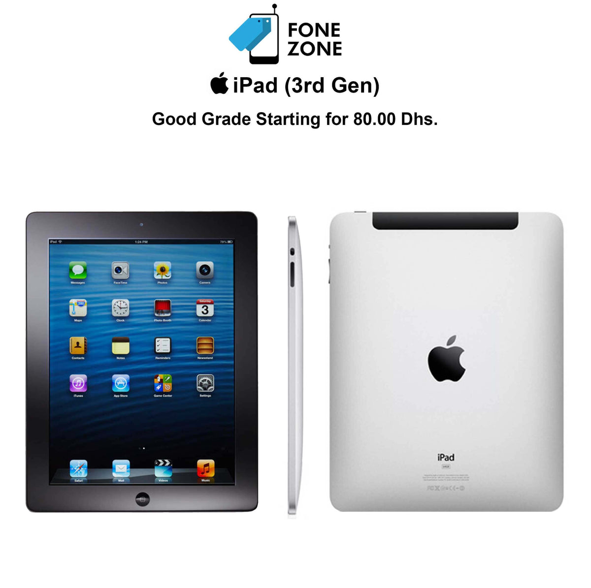 Buy best Refurbished Apple iPad (3rd generation) at