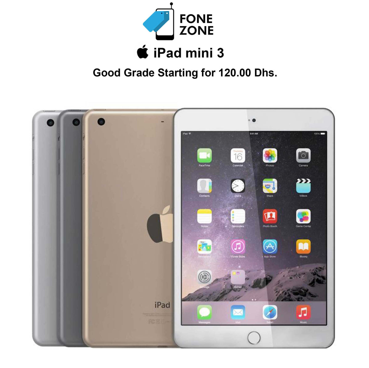 Apple iPad mini 3 16GB Sim Space Grey |