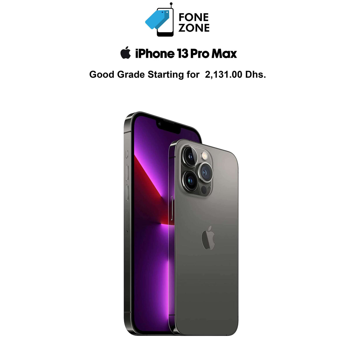Purchase now Apple iPhone 13 Pro Max Graphite Excellent -