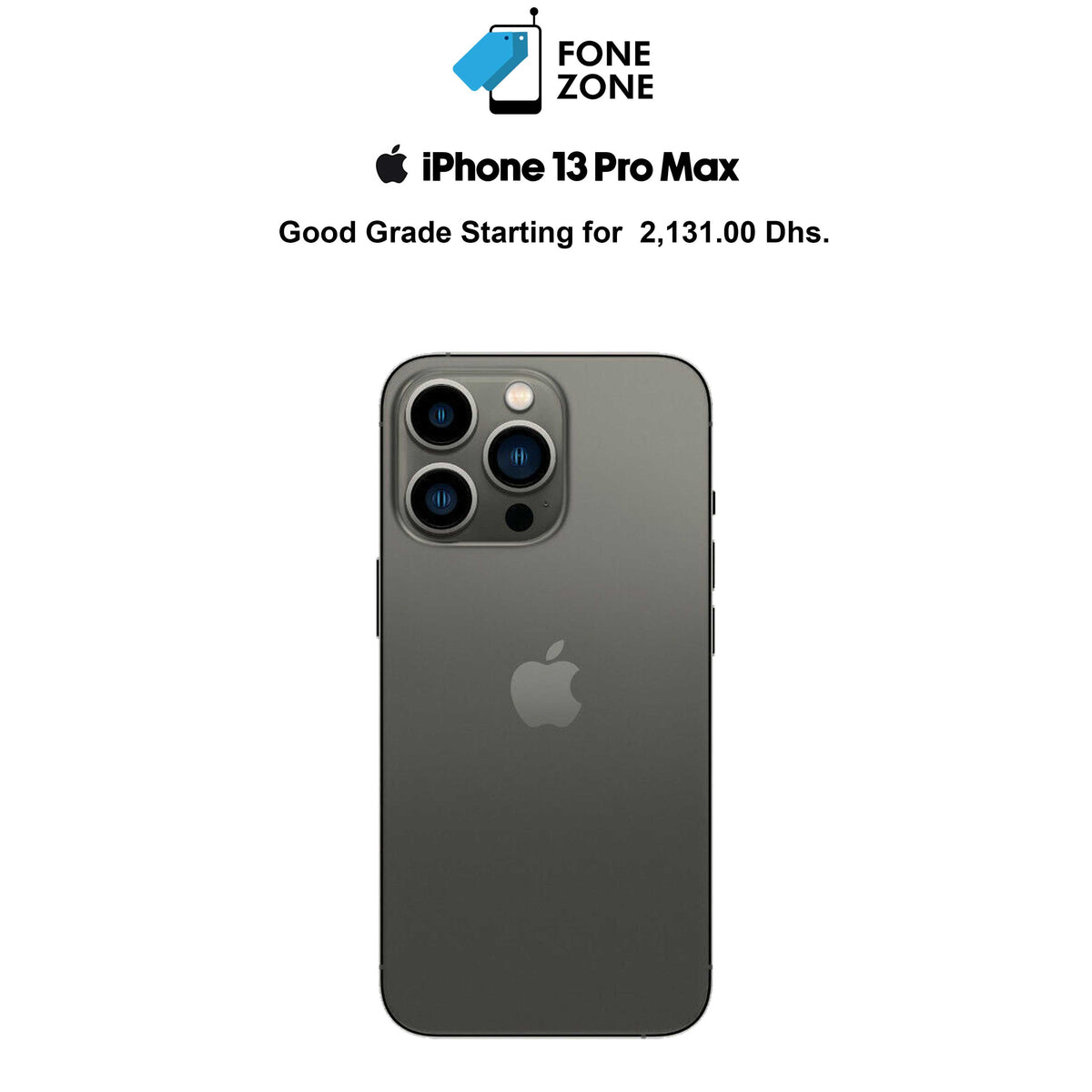 Apple iPhone 13 Pro Max Graphite at Lowest Price only on