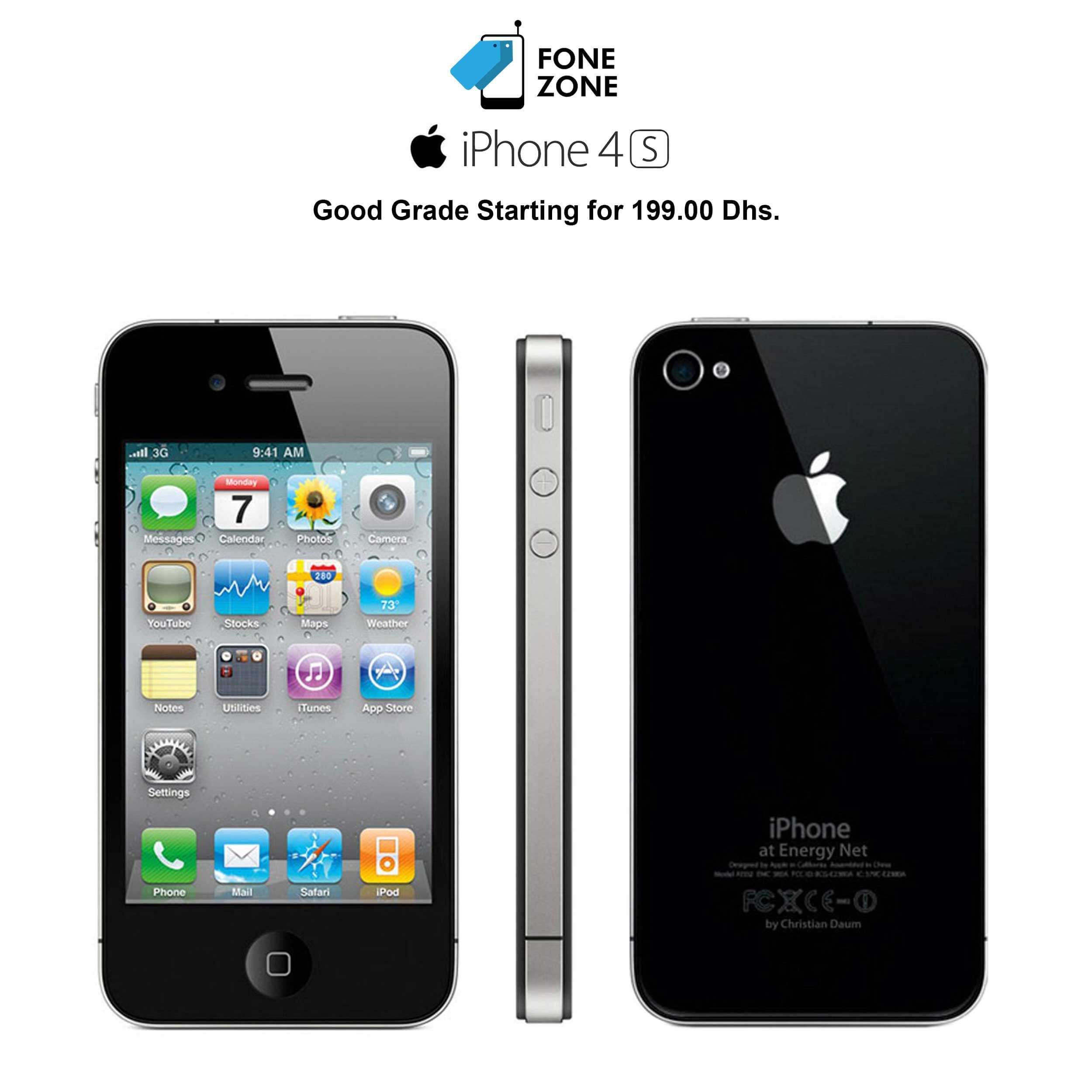 Apple iPhone 4s 32GB - Refurbished Black Model