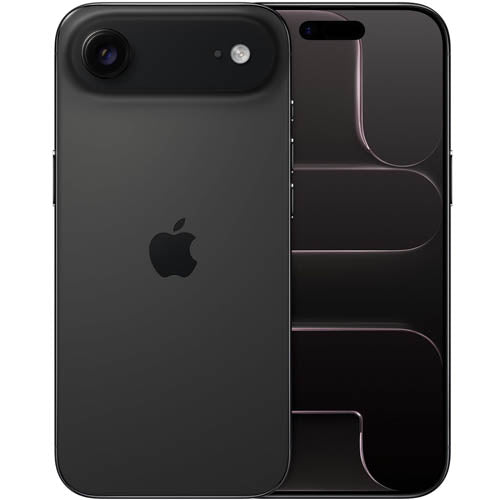 Apple iPhone Air displayed from the back and front, showing the sleek design and camera features.