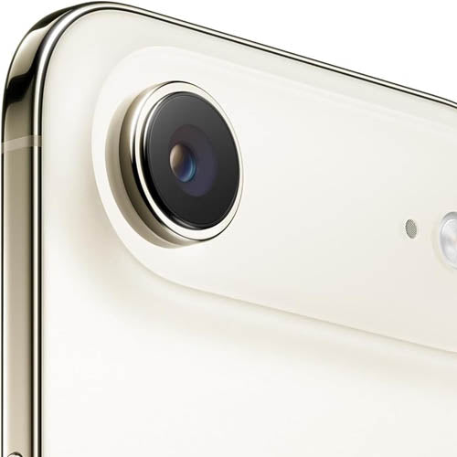 Apple iPhone Air close-up of rear camera lens showcasing its sleek design and high-quality optics.