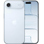 Apple iPhone Air rear and front view showcasing sleek design and advanced features.