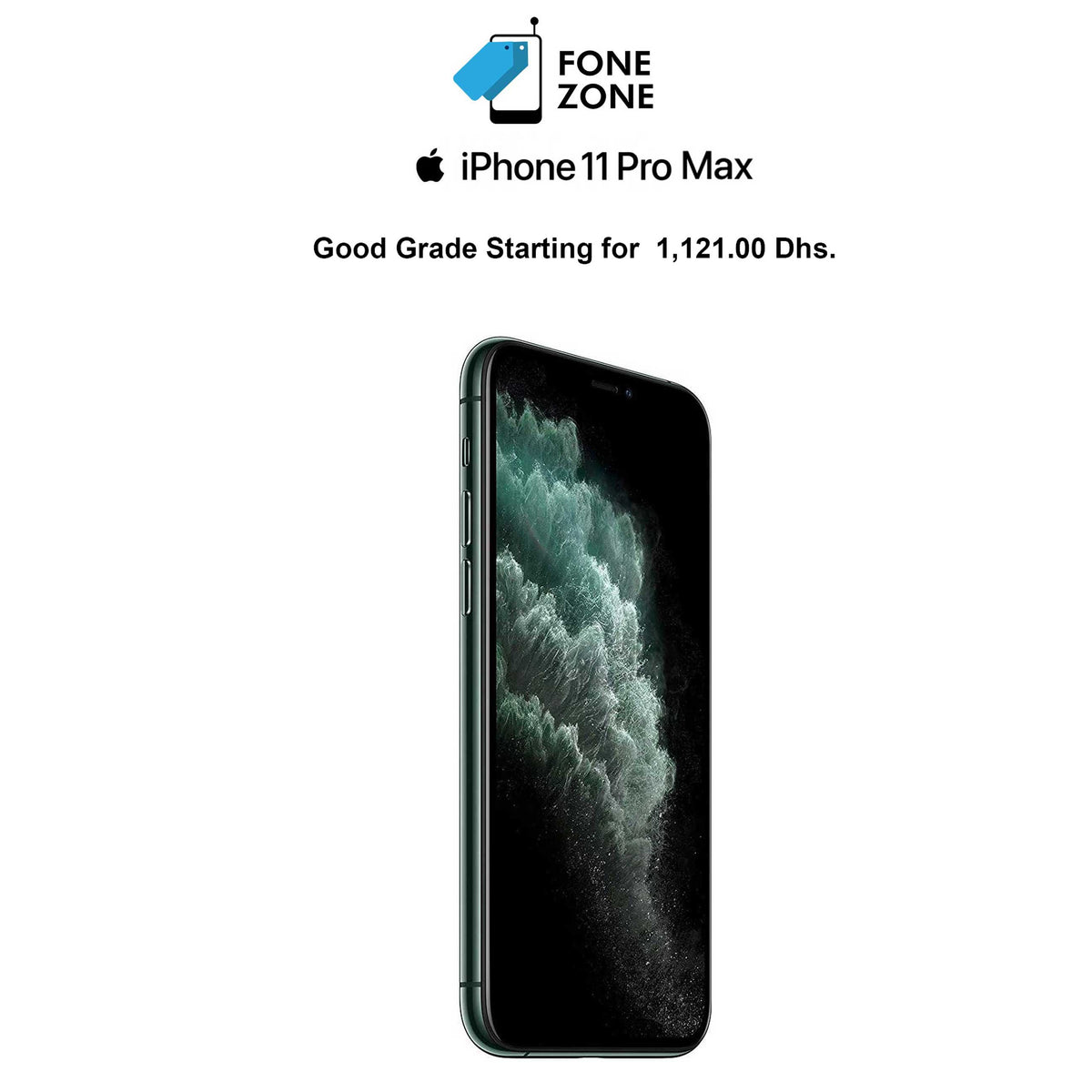 Refurbished iPhone 11 Pro Max (Midnight Green ) Price in