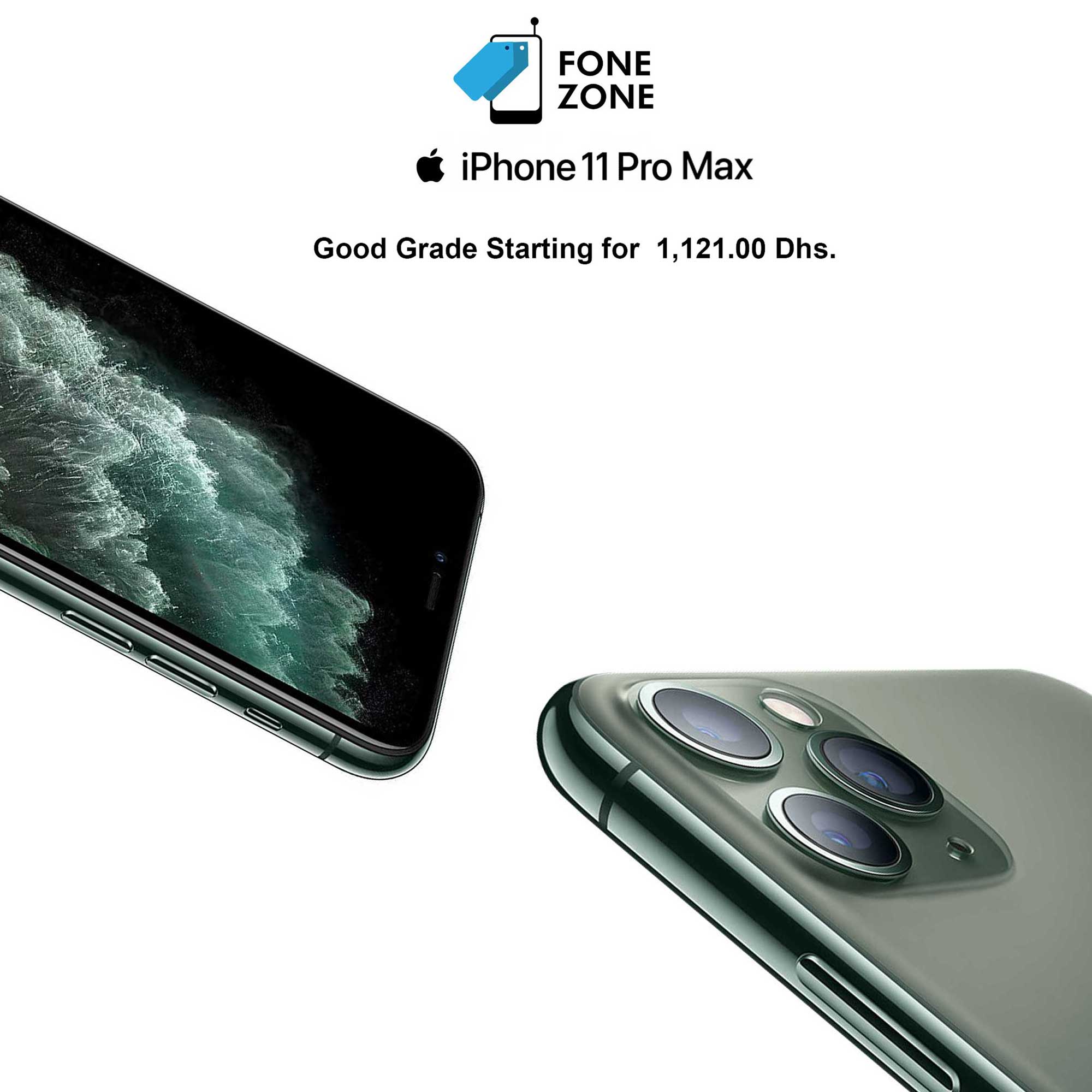 Apple iPhone 11 Pro Max - 512GB Midnight Green Edition