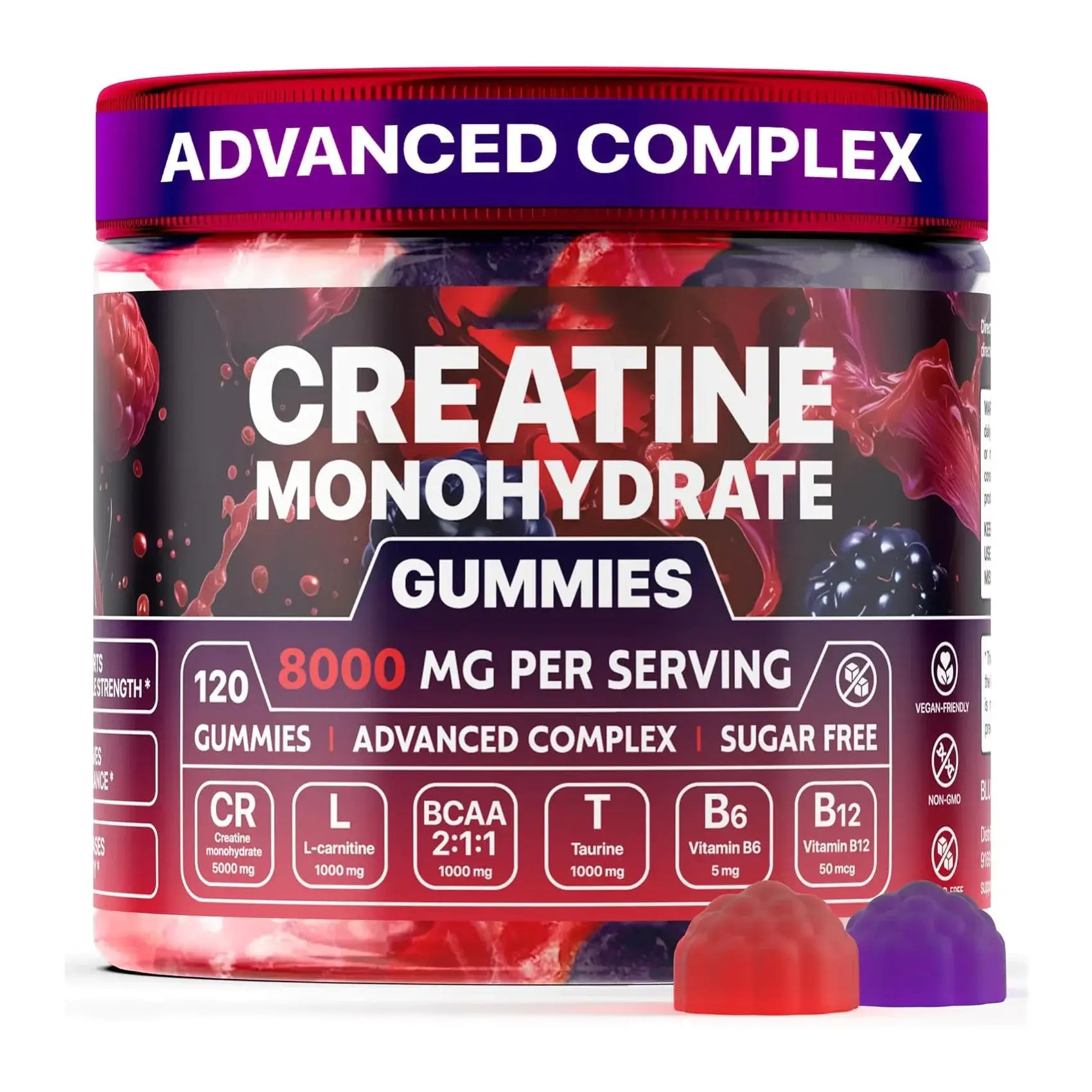 Tasty Muscle Boost Gummies ready to eat