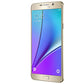 Samsung Galaxy Note 5 Single SIM Gold Platinum smartphone displaying its Super AMOLED screen.