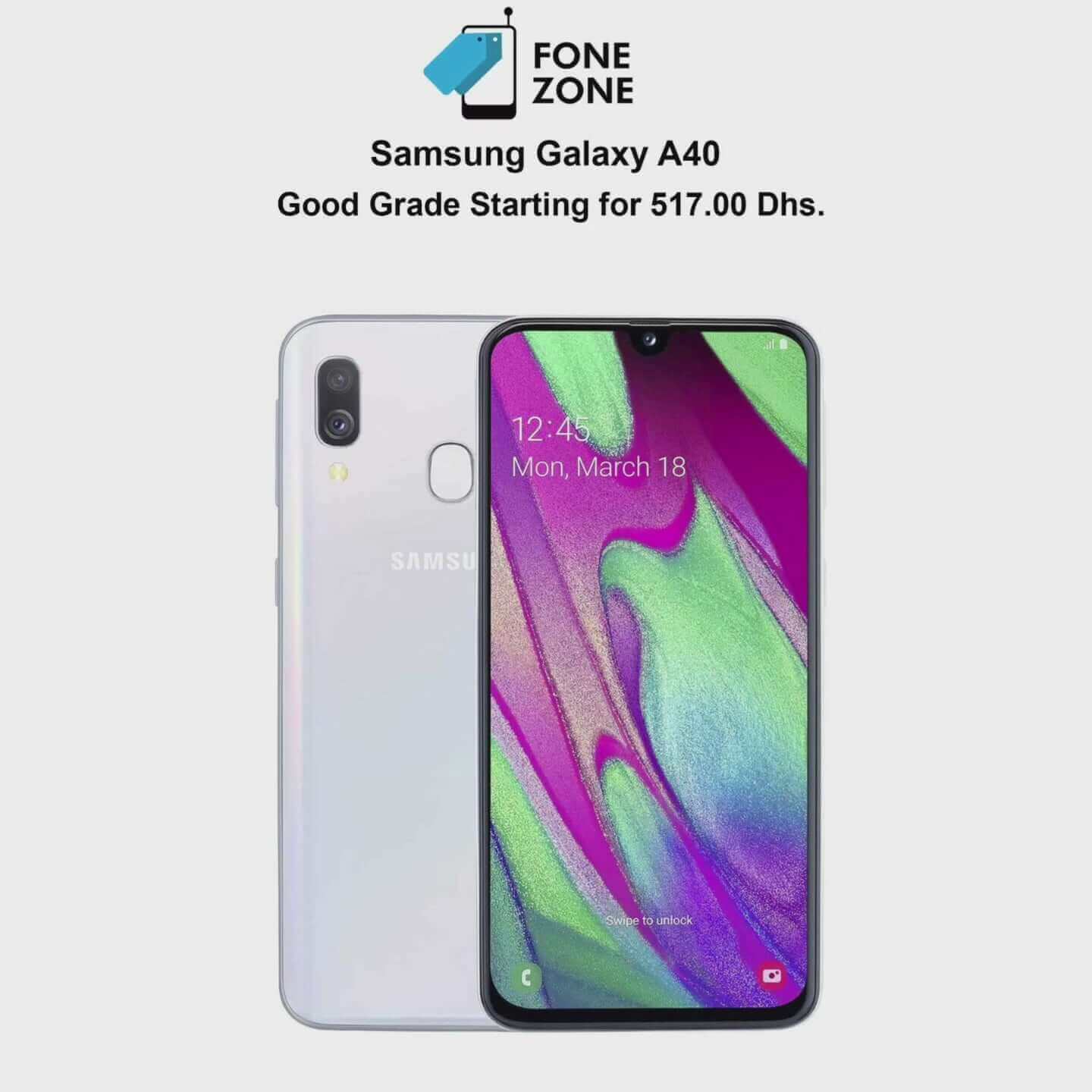 Samsung Galaxy A40 best online deals in Saudi Arabia -KSA