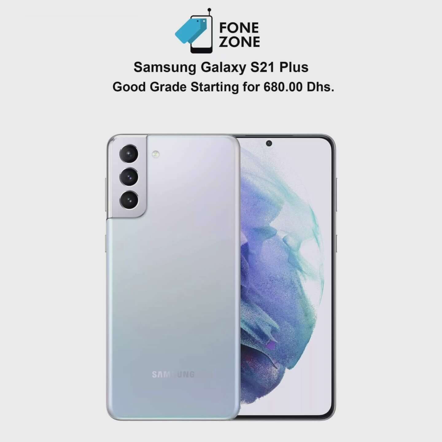 Samsung Galaxy S21 Plus 256GB Phantom Silver Excellent | 11-5-11
