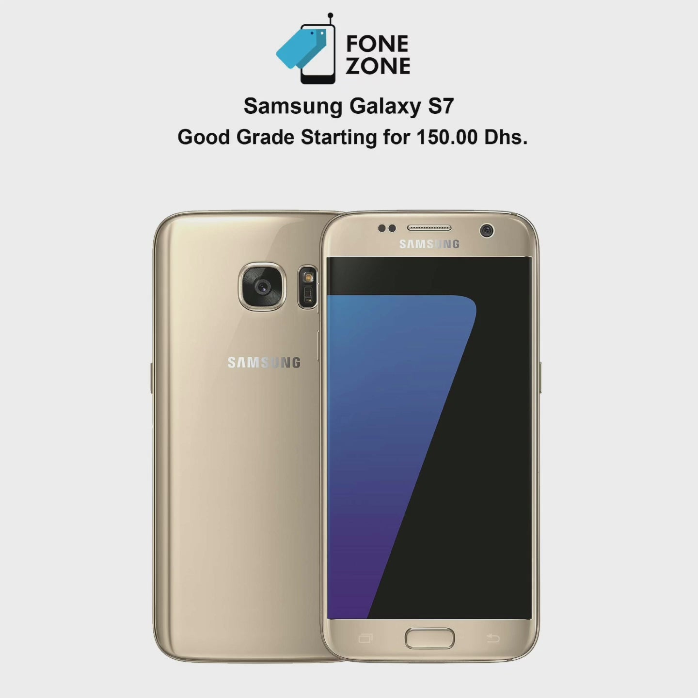 Samsung Galaxy S7 Edge - 32GB - Silver - Fonezone | Saudi Arabia