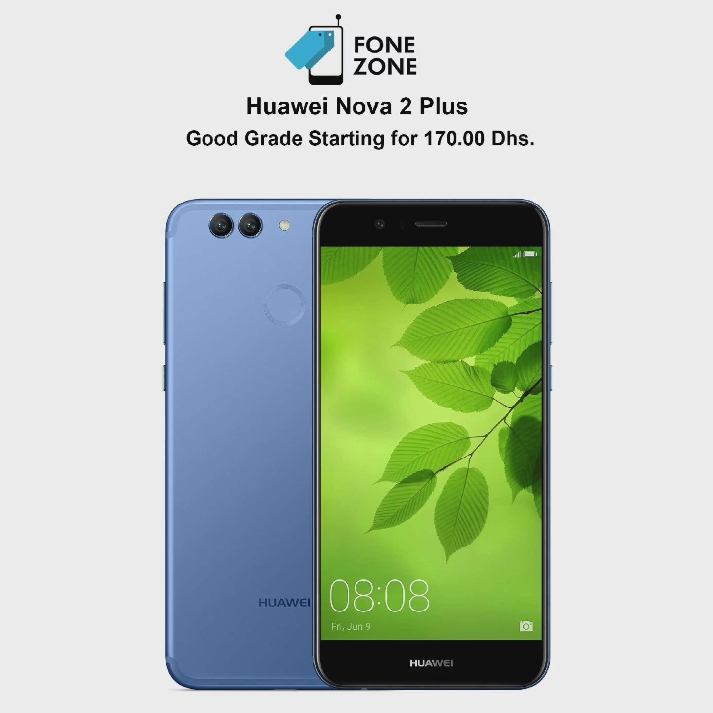 A Refurbished Huawei Nova 2 Plus 64GB, 4GB RAM Gold